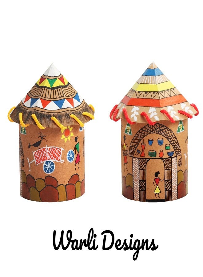 TOY FUN Warli Village Art and Craft DIY Kit Ancient Art of India | Hobby Kit for Girls Age 8 Years and Above | Gift for Girls | - Image 3